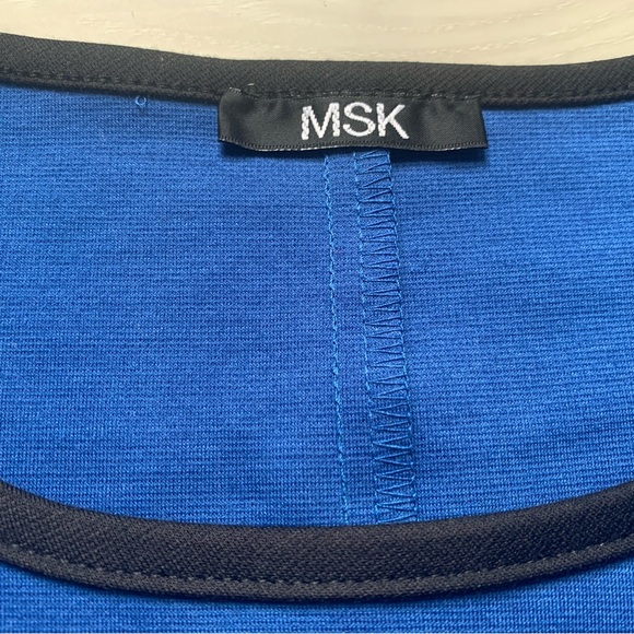 MSK Blue Dress With Black Detailing 💙 - Picture 2 of 5